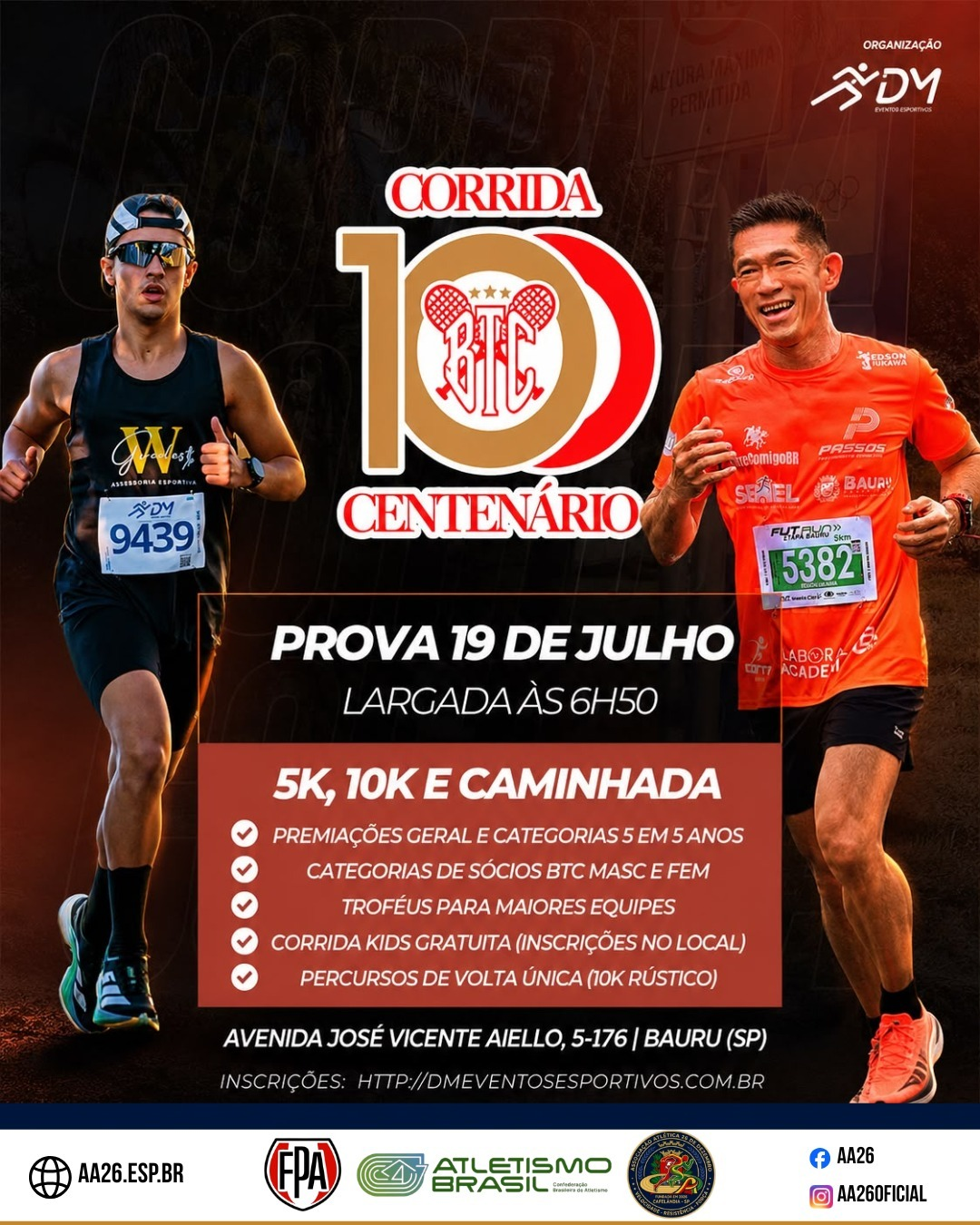 Atletas de Cafelândia Representando a AA26Dezembro Vão correr em bauru - foto 1