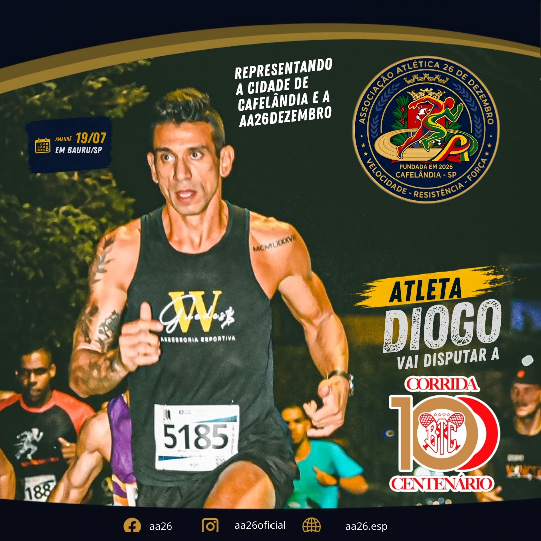 Atletas de Cafelândia Representando a AA26Dezembro Vão correr em bauru - foto 2